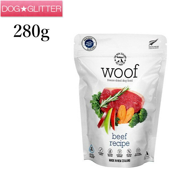 乐天商城 - ワフ フリーズドライドッグフード ビーフ 280g 犬用 総合栄養食 フリーズドライフード WOOF
