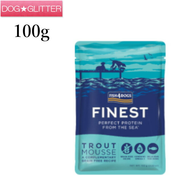 フィッシュ4ドッグ トラウトムース 100g FISH4DOGS