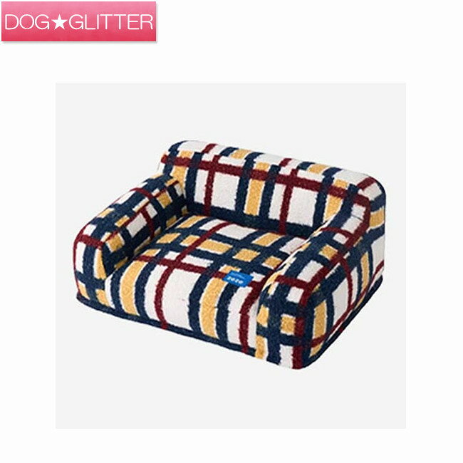 乐天商城 - ゼゼ ソフターペットソファープレイド ラージサイズ犬用 猫用 ペット用 ベッド zeze SOFTER Pet Sofa Plaid