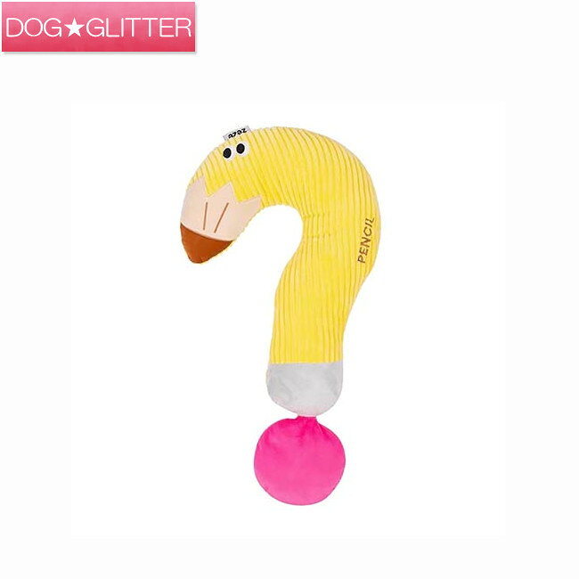 乐天商城 - ゼゼ ペットピロークエスチョンペンシル犬用 猫用 ペット用 クッション 枕 アゴ置き zeze PET PILLOW Question Pencil