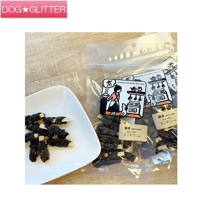 乐天商城 - ボンルパ 京 ぎゅーちー 40g犬用 おやつ スティック チーズ 牛肉 ジャーキー 天然素材 Bon・rupa