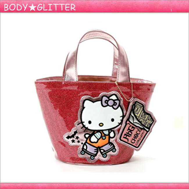 ★【HbG】×ハローキティ　Skater Kitty Eco Lunch （ピンク）★【あす楽】