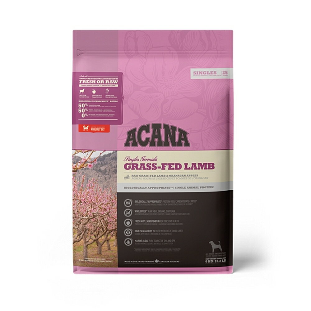 Rakuten - 犬用 ドッグフード ACANA アカナ グラスフェッドラム 6kg 穀類不使用 食物アレルギーに配慮 プレミアムフード アカナ トランペッツ Trumpets 【D】[64992570606]