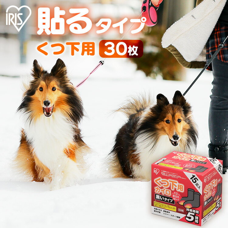 ＼ペットのお散歩時に！／【30枚入り】カイロ 貼る 靴下用 滑り止めあり 30足用(15足×2個) 使い捨てカイロ 貼る 足元 あったかグッズ 防寒 冬 持ち運び 寒さ対策 衣服 くつ下 通勤 通学 冷え対策 スポーツ観戦 アウトドア 工事現場 カイロ アイリスオーヤマ