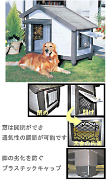 犬小屋 コテージ犬舎 CGR-1080 送料無料 大型犬用 外飼い 屋外用 庭用 木製 犬用ハウス ペット用品 サークル 木製犬舎 ケージ おうち お客様組立 アイリスオーヤマ ドッグパーク 楽天 【予約】