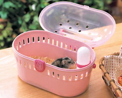 ハムスターキャリー HQ-250 ペット キャリー 小動物 うさぎ フェレット ハムスター ペットキャリー ケージ おでかけ 通院 給水ボトル アイリスオーヤマ ドッグパーク