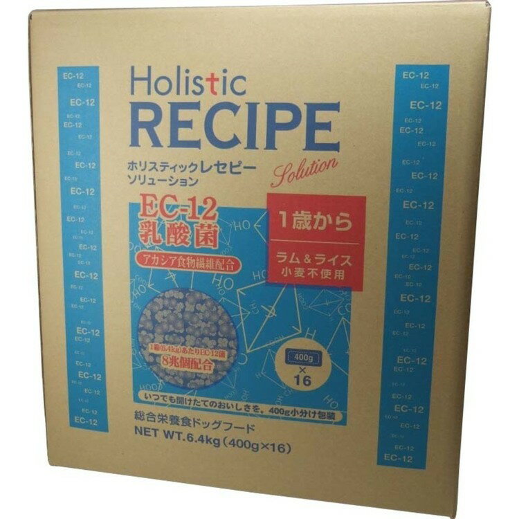 Rakuten - ペットフード 犬 ドッグフード EC-12 ラム＆ライス6.4kg 犬 ドライ フード 総合栄養食 ドッグフード 犬フード レセピー
