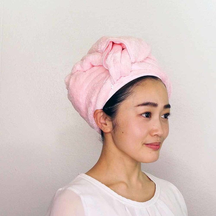 ハホニコ ヘアドライマイクロファイバータオル タオル ハホニコ 高吸収 美容師さん...