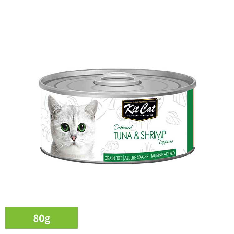 乐天商城 - キットキャット トッパーズ ツナ＆シュリンプ 80g ウェットフード プレミアム 猫 ゼリー 素材 缶詰 美味しい キットキャット ツナ シュリンプ グローバルペットニュートリション 【B】