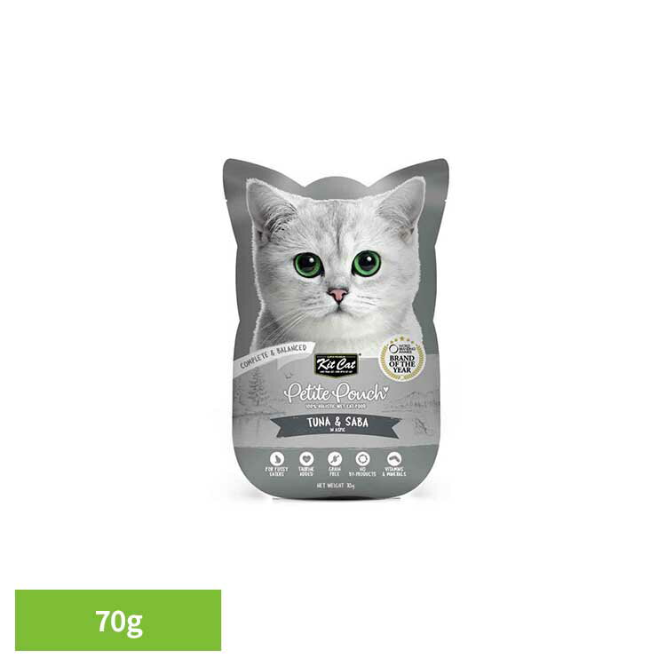 Rakuten - キットキャット プティパウチ ツナ＆サバ 70g ウェットフード プレミアム 猫 パウチ 素材 缶詰 美味しい 総合栄養食 ツナ サバ グローバルペットニュートリション 【B】
