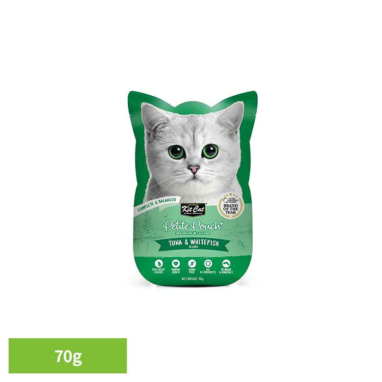 Rakuten - キットキャット プティパウチ ツナ＆白身魚 70g ウェットフード プレミアム 猫 パウチ 素材 缶詰 美味しい 総合栄養食 ツナ 白身魚 グローバルペットニュートリション 【B】