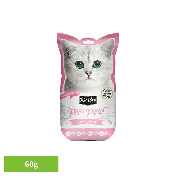 Rakuten - キットキャット パーピューレ ツナ＆サーモン 60g おやつ プレミアム 猫 ピューレ 素材 缶詰 美味しい キットキャット ツナ サーモン グローバルペットニュートリション 【B】