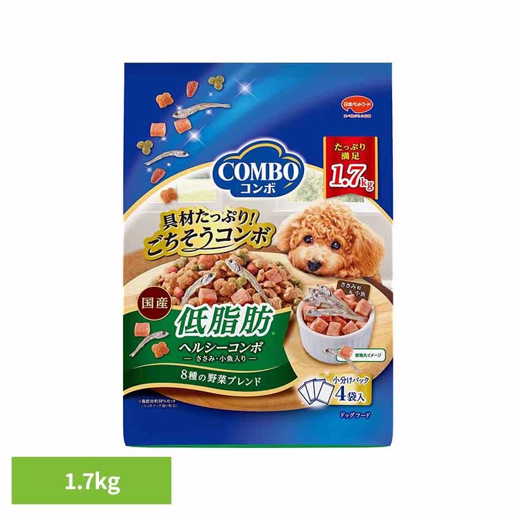 樂天商城 - コンボドッグ低脂肪1.7kg 1011290 日本ペットフード ドッグフード 具材 カリカリ 小分け 総合栄養食 トッピング 日本ペットフード株式会社