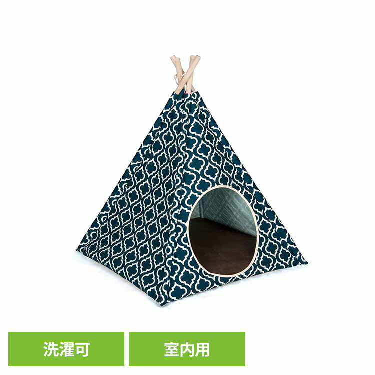 Rakuten - ティピーテント モロッカン ペット用テント ペット隠れ家 ペット用おもちゃ ペットお昼寝 ペット用インテリア ペット用家具 高品質 デザイン性 プレゼント ルークラン[2605SX]