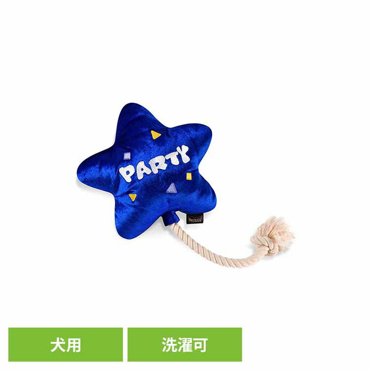 Rakuten - パーティータイム バルーン 犬用おもちゃ ペット用おもちゃ 犬用ぬいぐるみ 室内遊び 丈夫なおもちゃ 可愛いおもちゃ 飼い主に喜ばれる プレゼント 高品質 デザイン性 ルークラン