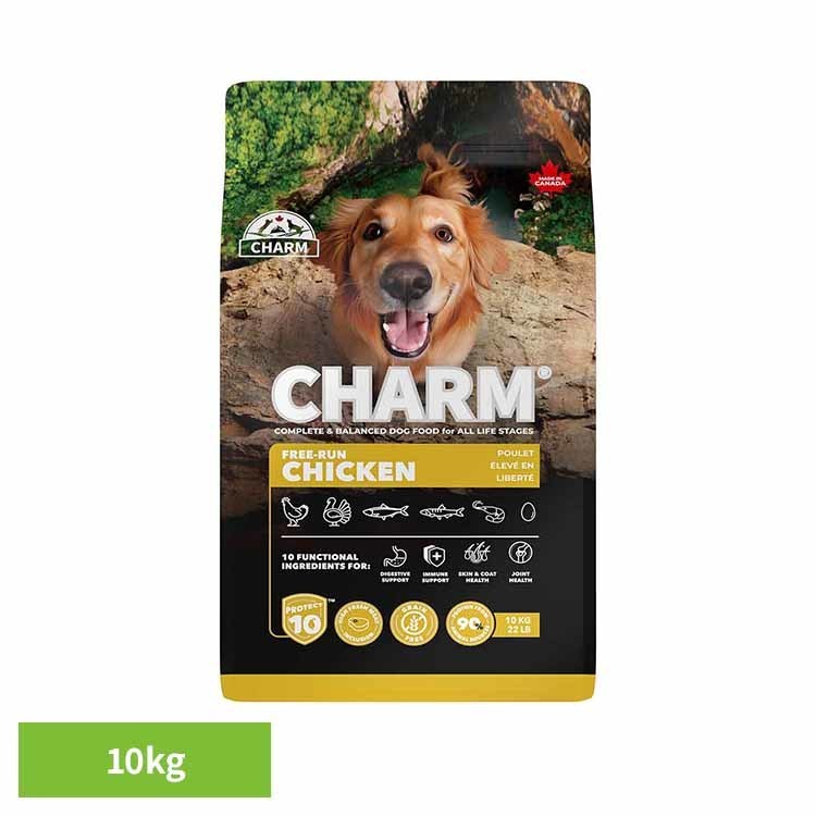 Rakuten - CHARM フリーランチキンドッグフード 10kg チャーム ドッグフード プレミアムフード グレインフリー 犬 ナチュラル アレルギー 小粒 無添加 肥満 チャーム[2605SX]