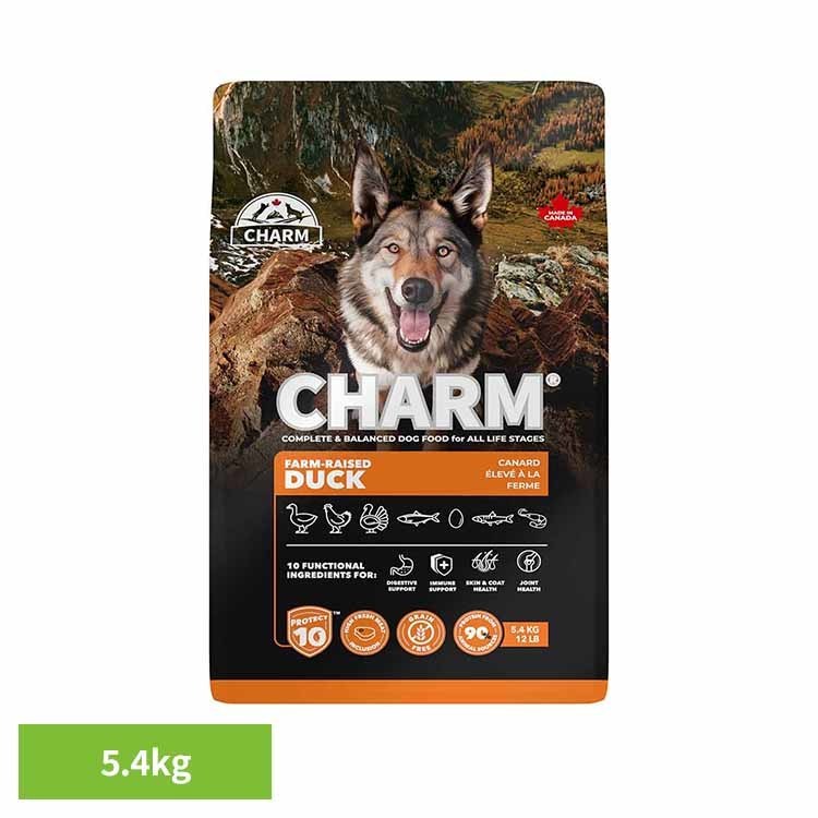 Rakuten - CHARM ファームレイズドダックドッグフード 5.4kg チャーム ドッグフード プレミアムフード グレインフリー 犬 ナチュラル アレルギー 小粒 無添加 肥満 チャーム[2605SX]