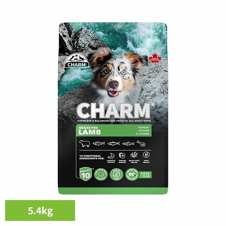 乐天商城 - CHARM グラスフェッドラムドッグフード 5.4kg チャーム ドッグフード プレミアムフード グレインフリー 犬 ナチュラル アレルギー 小粒 無添加 肥満 チャーム