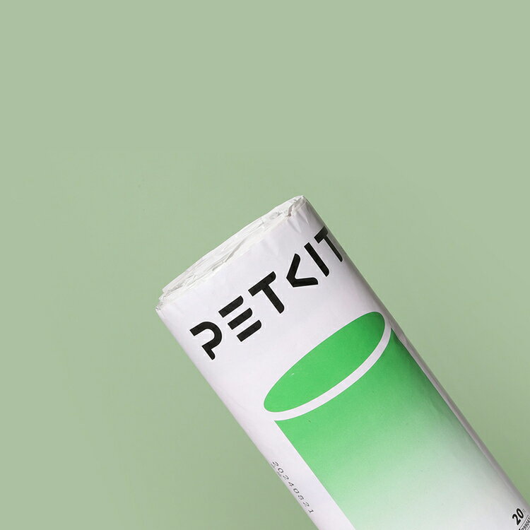 ゴミ袋（引き紐付き） P99042ペット用品 専用ゴミ袋 消耗品 ゴミ袋 猫 犬 ペットキット ねこ いぬ PETKIT 【B】