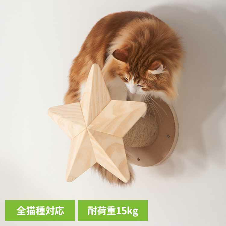 Rakuten - TWINKLESTAR MZ0044キャットウォーク キャットステップ 猫用品 ペット用品 猫家具 猫ベッド 壁掛け ペット共生 猫部屋 賃貸おすすめ 長彩株式会社 【B】
