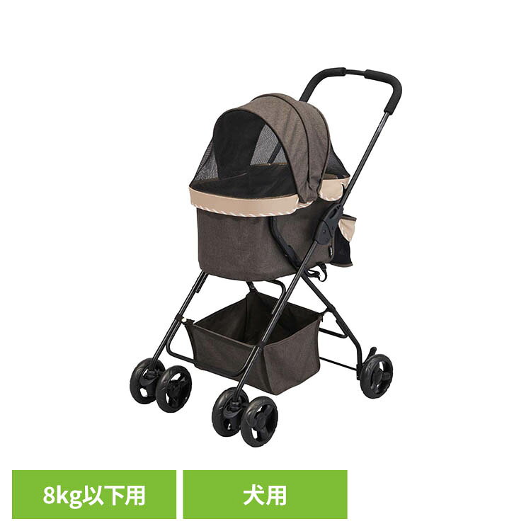わんわんカート スーパーライト モカブラウン 犬 犬用品 犬用キャリー GEX