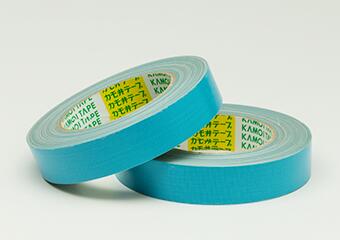カモ井　吹付塗装養生用布粘着テープ　＃6500 ブルークロス　50mm幅 x 25m　【ケース30巻入れ特価】