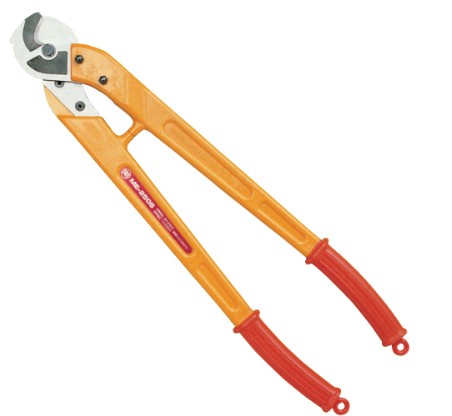 全長(mm)：615mm 切断能力(mm2)：IV線:250mm2、VVR線:60mm2×3 用途：銅線専用 質量(g)：1500g