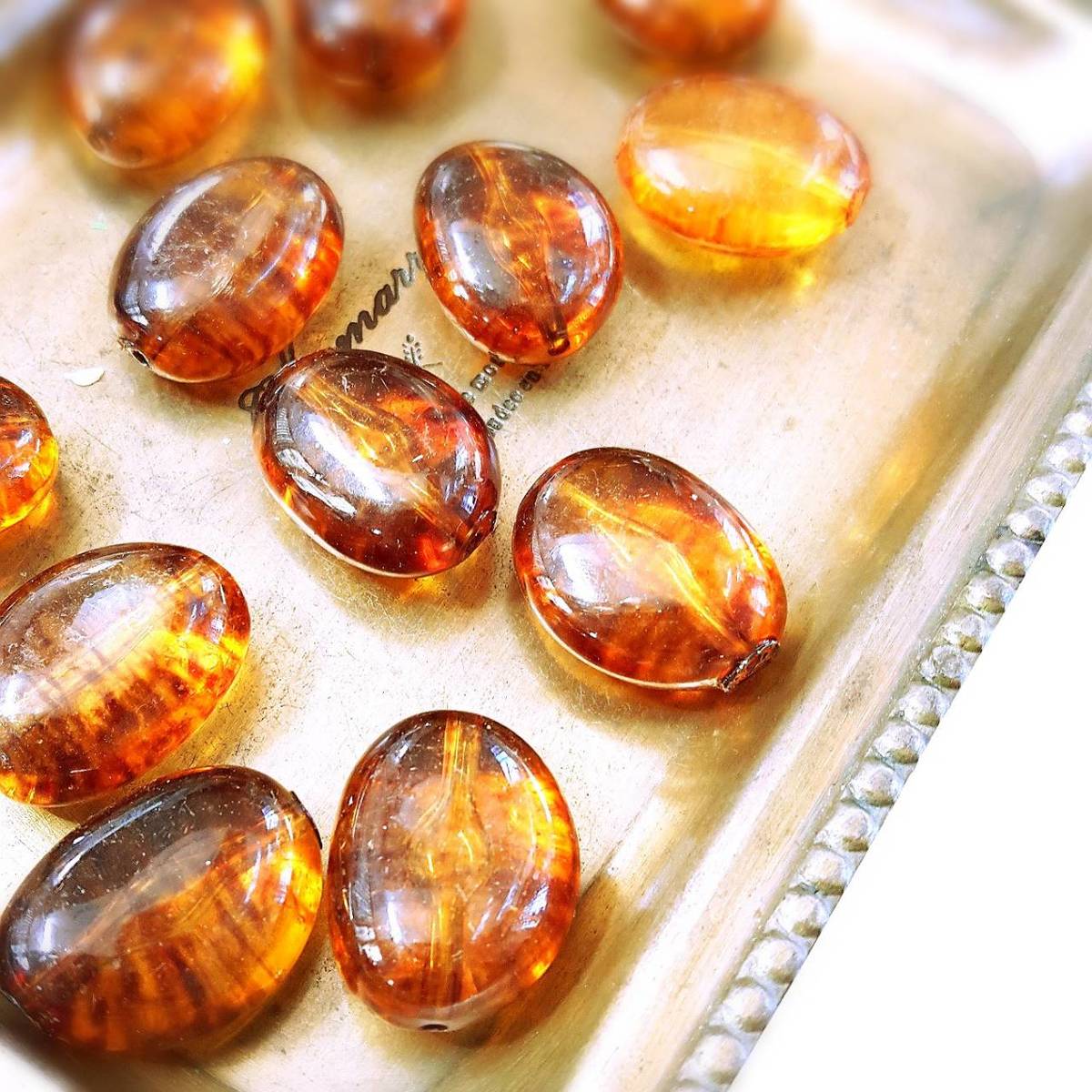 【道後雑貨店8-14】4個 ※ハンドメイド アクセサリーパーツ アクリルストーン アクリルビーズ チャーム ..