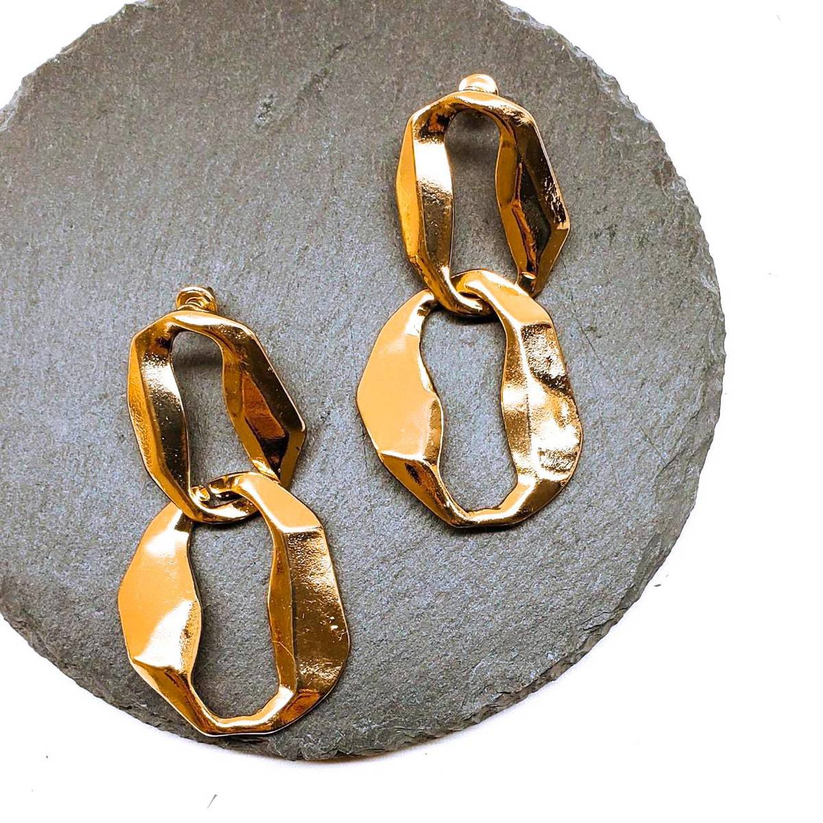 【道後雑貨店P26】1ペア ※大人シンプルスタイル☆メタルピアス インポート ピアス/ピアス土台　ハンドメ..