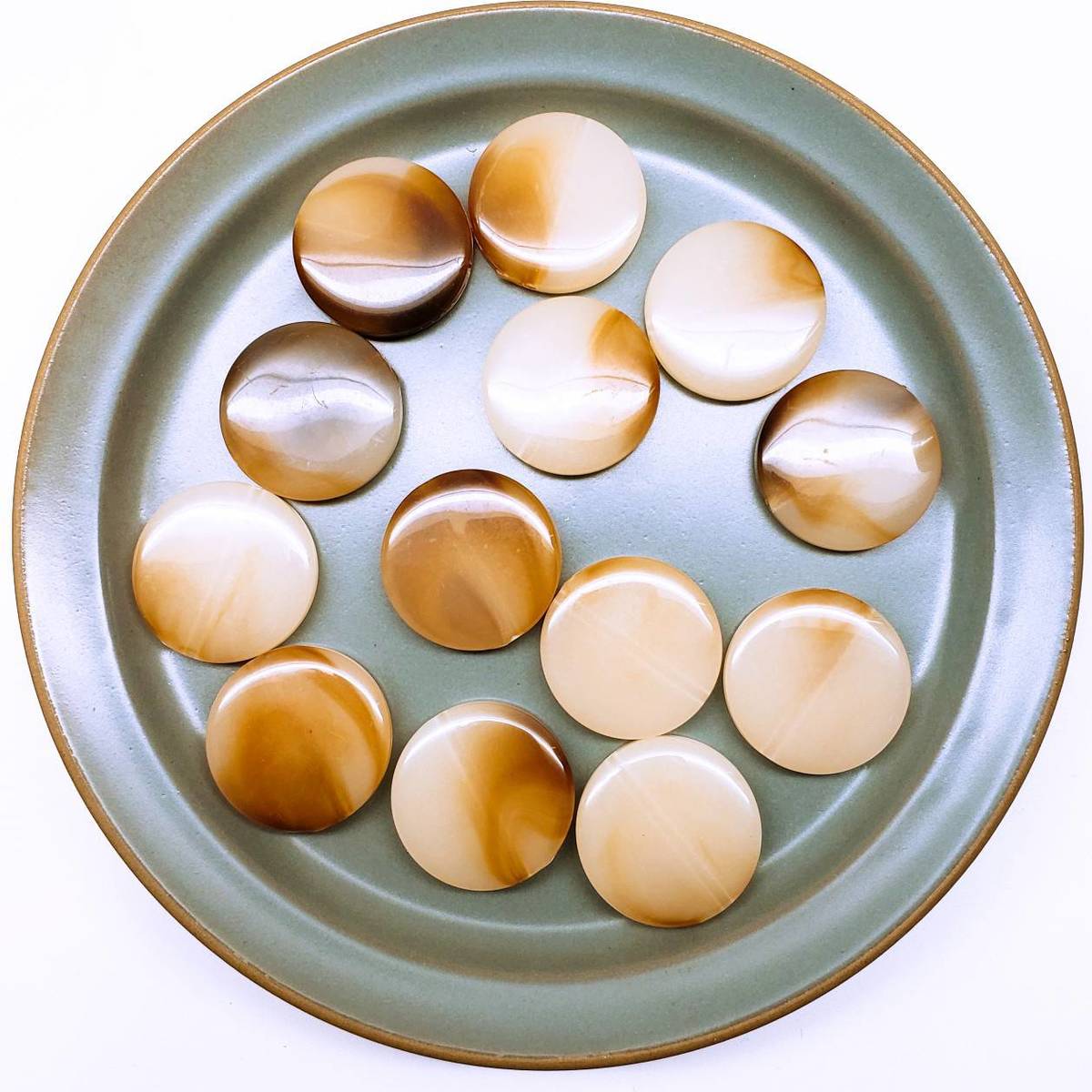 【道後雑貨店19-6】4個 ※道後雑貨店☆マーブルリングサークルパーツ ハンドメイド アクセサリーパーツ ..