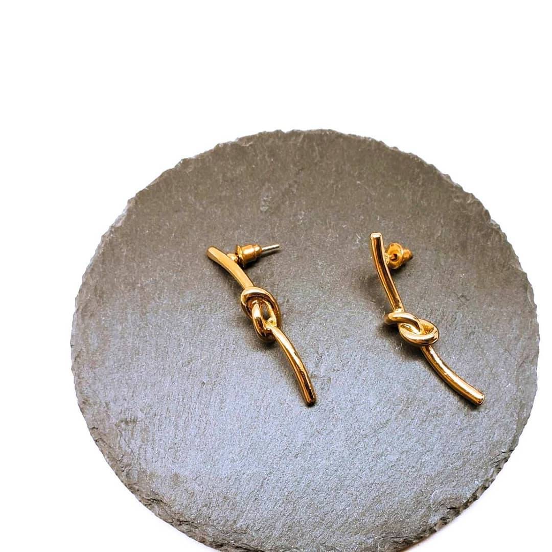 【道後雑貨店P30】1ペア ※大人シンプルスタイルゴールド☆メタルピアス インポート ピアス/ピアス土台　..