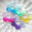 【道後雑貨店】夏にオススメ 4個☆グラデーションフラワーパーツ ハンドメイド アクセサリーパーツ アクリルストーン アクリルビーズ チャーム レア インポート 手芸 材料 副資材 レトロ モード系 デザインストーン 396円