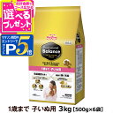 【マラソン期間限定!要エントリーでさらにP5倍】プロフェッショナルバランス 1歳まで子いぬ用 3kg(500g×6) ドッグフード 子犬 犬 パピー ドックフード プロフェッショナル・バランス ペットフード 分包 小分け【D】