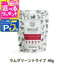 【マラソン期間限定!要エントリーでさらにP5倍】WOOF ワフ ラムグリーントライプ with 緑イ貝 40g 犬 おやつ フリーズドライ グルテン グレインフ...