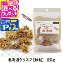 【マラソン期間限定!要エントリーでさらにP5倍】ナチュラルハーベスト/カントリーロード 北海道クリスプ 秋鮭 20g 犬 猫 おやつ トッピング トリーツ 【Z】