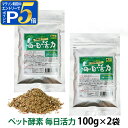 【マラソン期間限定!要エントリーでさらにP5倍】犬 酵素 無添加 犬好生活 毎日活力 発酵野菜パウダー100g×2袋セット 追跡可能メール便のみ送料無料(同梱不...