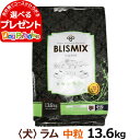 楽天ドッグパラダイスぷらすニャン【カナダ産に変更済】ブリスミックス ラム 中粒 13.6kg 犬 ドッグフード ドックフード アガリクス 子犬 幼犬 パピー 成犬 老犬 シニア アダルト 乳酸菌 羊 ドライ フード 善玉菌 ペットフード