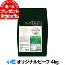 アボダーム オリジナルビーフ 小粒 4kg （小分けではありません） AVO DERM 正規品 パピー 子犬 仔犬 成犬 高齢犬 シニア フード ドックフード ペット 犬