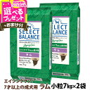 セレクトバランス エイジングケア ラム 小粒 7kg×2個＋選べるおまけ付き 7才以上 成犬 シニア 高齢犬 犬 ドッグフード羊 米 玄米 コエンザイムQ10 オメガ6オメガ3 ミルクプロテイン ドライ品 ドック