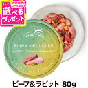 テラフェリス キャット ビーフ&ラビット80g【C】