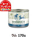 【内容量変更済】ジーランディア ドッグ缶 ラム 170g ウェットフード 犬 缶詰 成犬用 総合栄養食 Zealandia