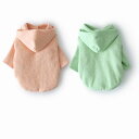 犬 服 犬服 犬の服 Dog Peace(ドッグピース) 国内生産 日本製 メール便可 ベーシックリブ編み長袖パーカー
