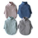 【最大800円オフクーポン!】犬 服 犬服 犬の服 Dog Peace(ドッグピース) 国内生産 日本製 メール便可 ロングスリーブ・タートルネック・リブカットソー