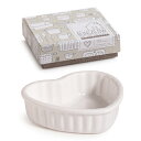 ROSANNA・ロザンナ【ホワイトバンガロー ミニハートケーキパン】洋食器 おしゃれ 可愛い ケーキ型 ハート チョコレート