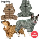 ウェイビー・パファー・ハーネス・つなぎ・ジャンプスーツ・ジャンパー:S,M,L,XL,XXLサイズ WAVY PUFFER SUIT パピア PUPPIA 犬 ペット ドッグ 散歩 ハーネス型の洋服 ペットウェアハーネス ウェアハーネス 背中ジッパー式