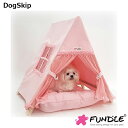 犬用 猫用 ローズべべテント ファンドル屋根付きベッド カドラー 小型犬 FUNDLE RoseBebe tent