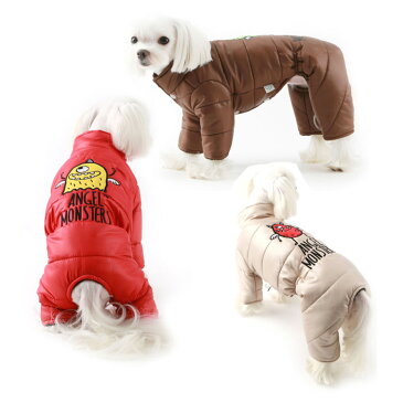 犬用 PAモンスターパデッドオーバーオール男の子用(女の子もOK!):S,SM,M,ML,L,XLサイズ Puppy Angel Angel Monster Padding Overalls For Boy パピーエンジェル ダウン ペット ドッグ 洋服