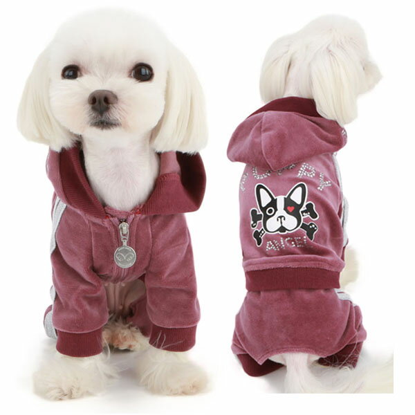 犬用 リード Paハートアイパイレーツトラックスーツ オーバーオール S Sm M Ml L Xlサイズ パピーエンジェル つなぎ オールインワン 洋服 首輪 ドッグウェア 小型犬 犬 犬服 ドッグウェア Dogskipパイレーツのアップリケが格好いいつなぎ Puppy Angel R Heart Eye