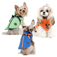 犬用ハーネスジャンパーマウンテニアII:S,M,LサイズPUPPIAパピア犬ペットドッグ洋服ダウンベスト胴輪送料無料