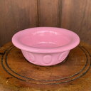 BAUER POTTERYDEMI DOG BOWLPINK ピンク(犬用食器)バウアーポッタリー デミドッグボウル